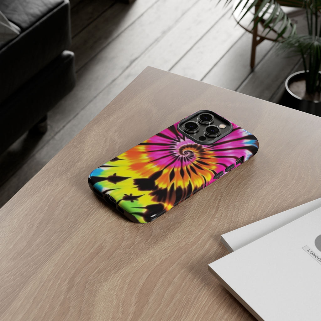 Tie-Dye Spiral Phone Case for iPhone