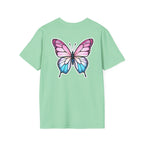 Trans Caterpillar to Butterfly Graphic T-Shirt