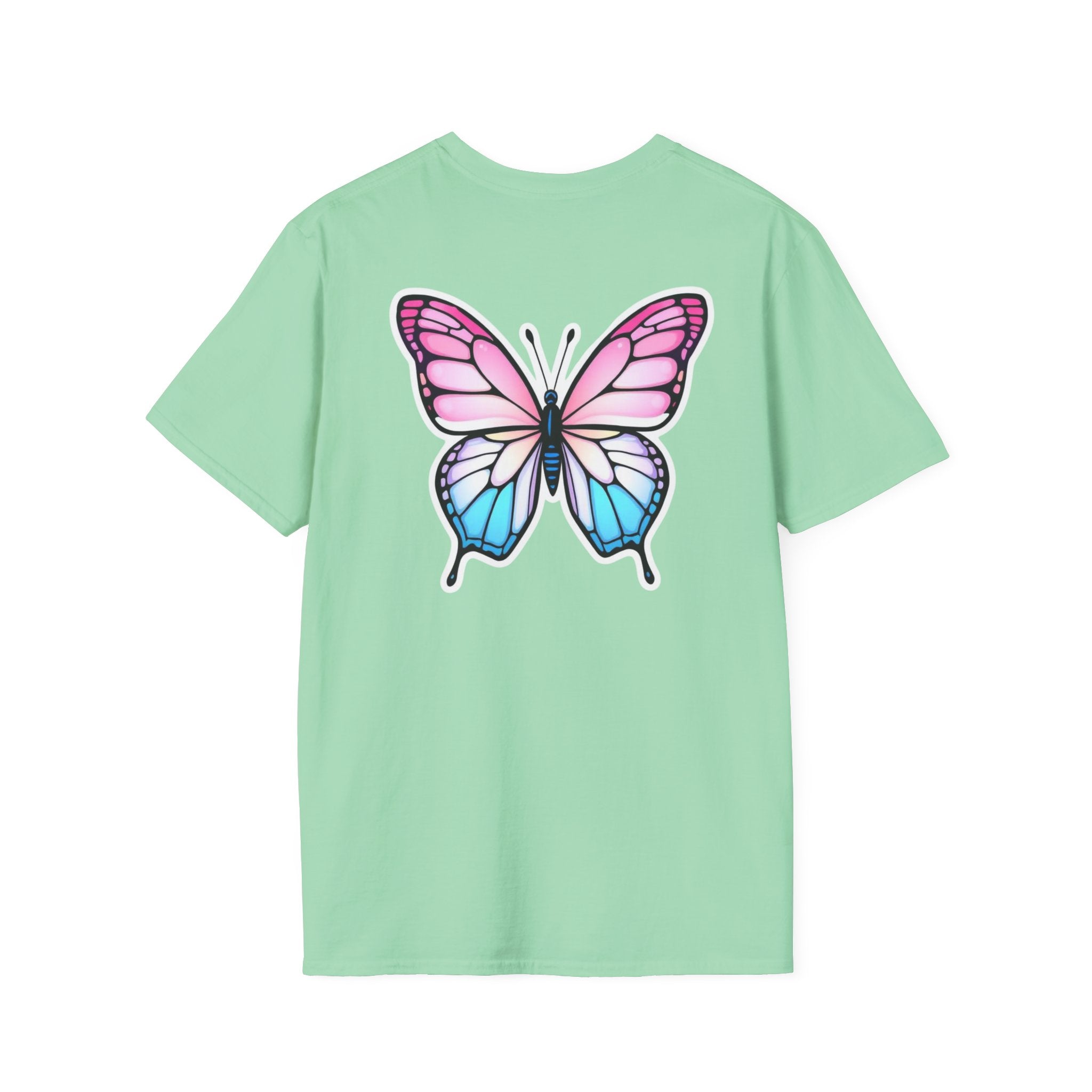 Trans Caterpillar to Butterfly Graphic T-Shirt