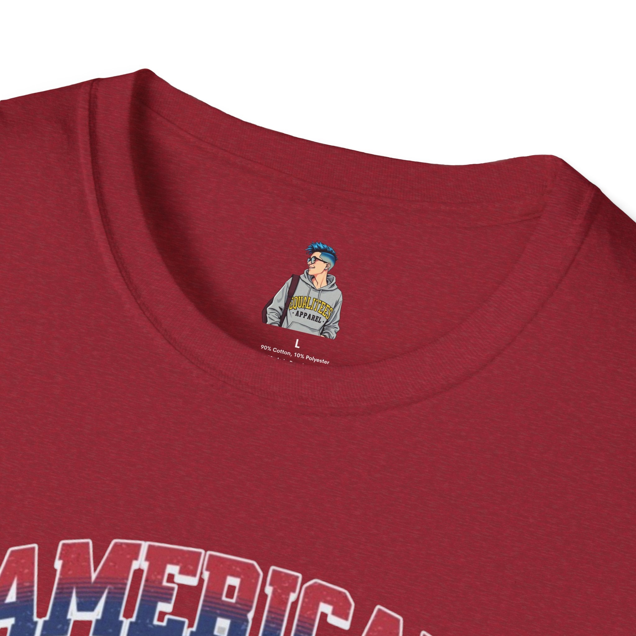 American Patriot - Keep Immigrants Deport Fascists Unisex T-Shirt - Celebrate Freedom & Diversity