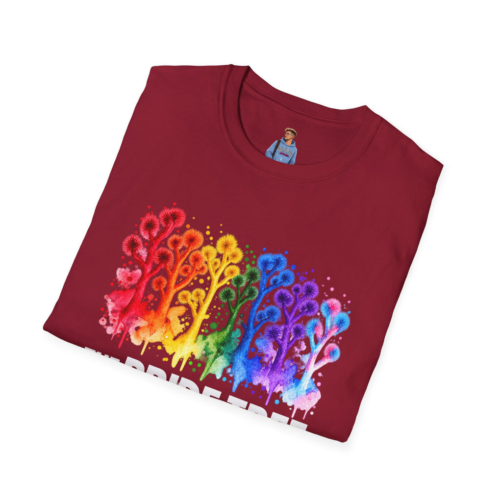 Pride Tree Las Vegas White Text T-shirt