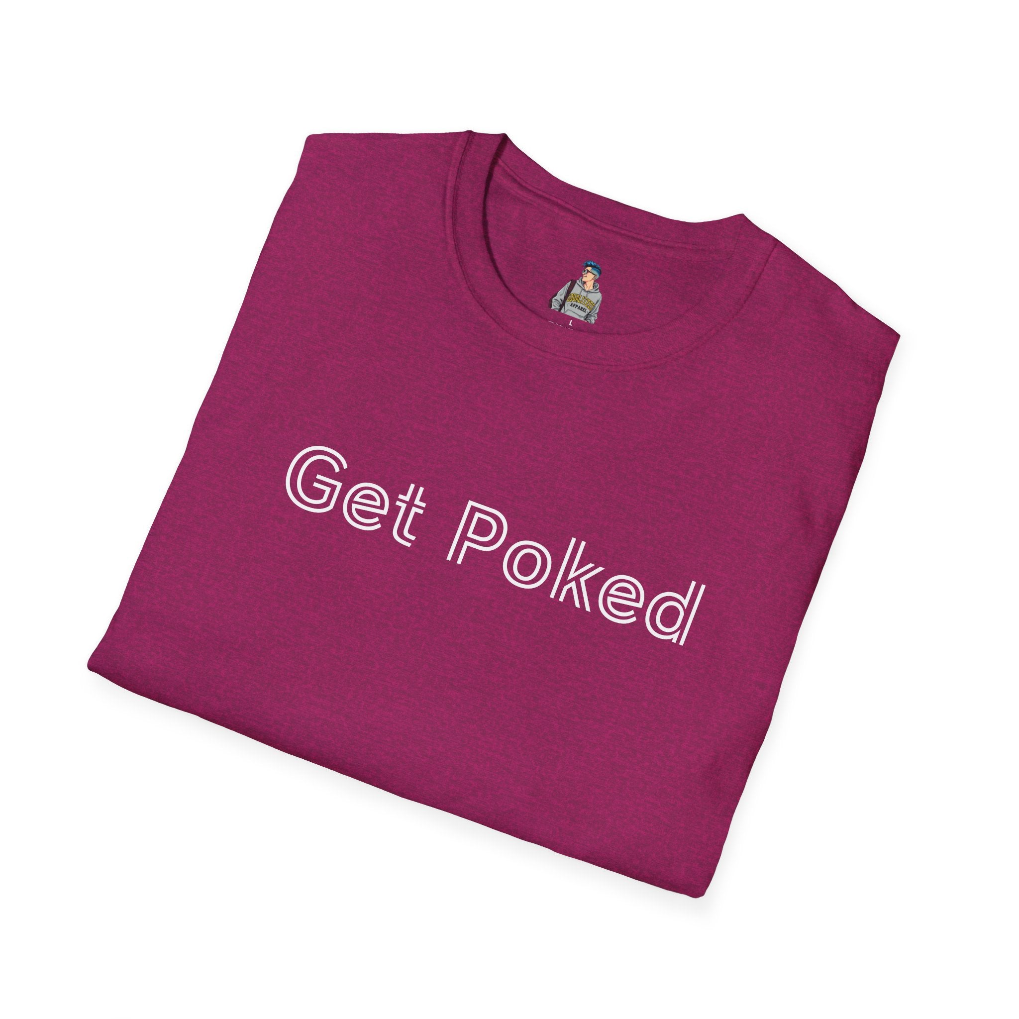 Unisex Softstyle T-Shirt - "Get Poked - Vaccines Save Lives" Statement Tee