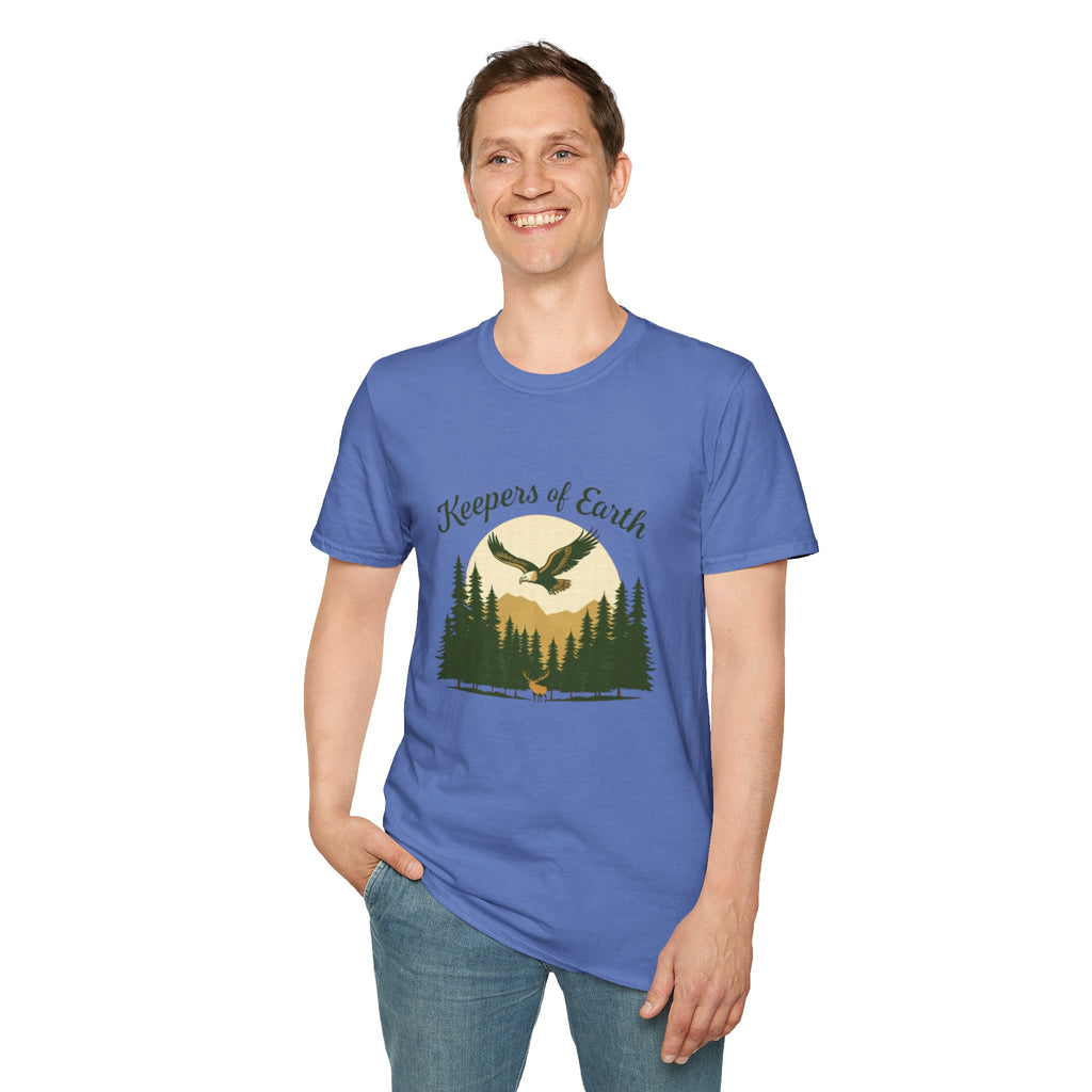 Keepers of the Earth Eagle and Elk T-shirt