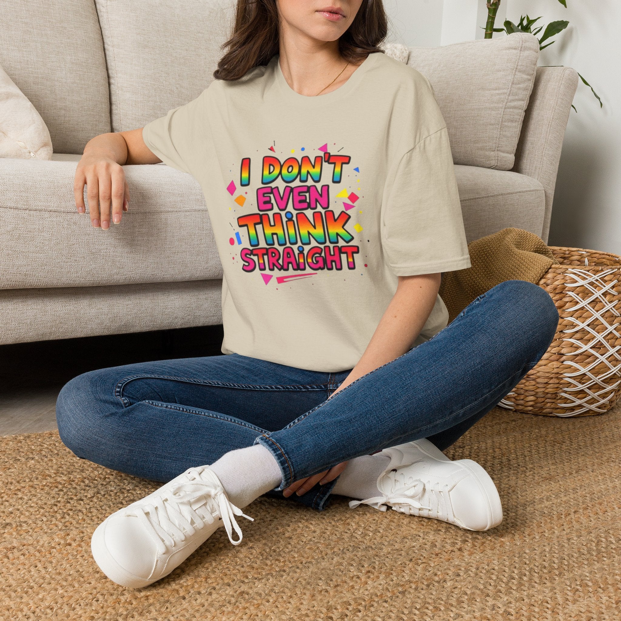 I Don't Even Think Straight Pride Tee