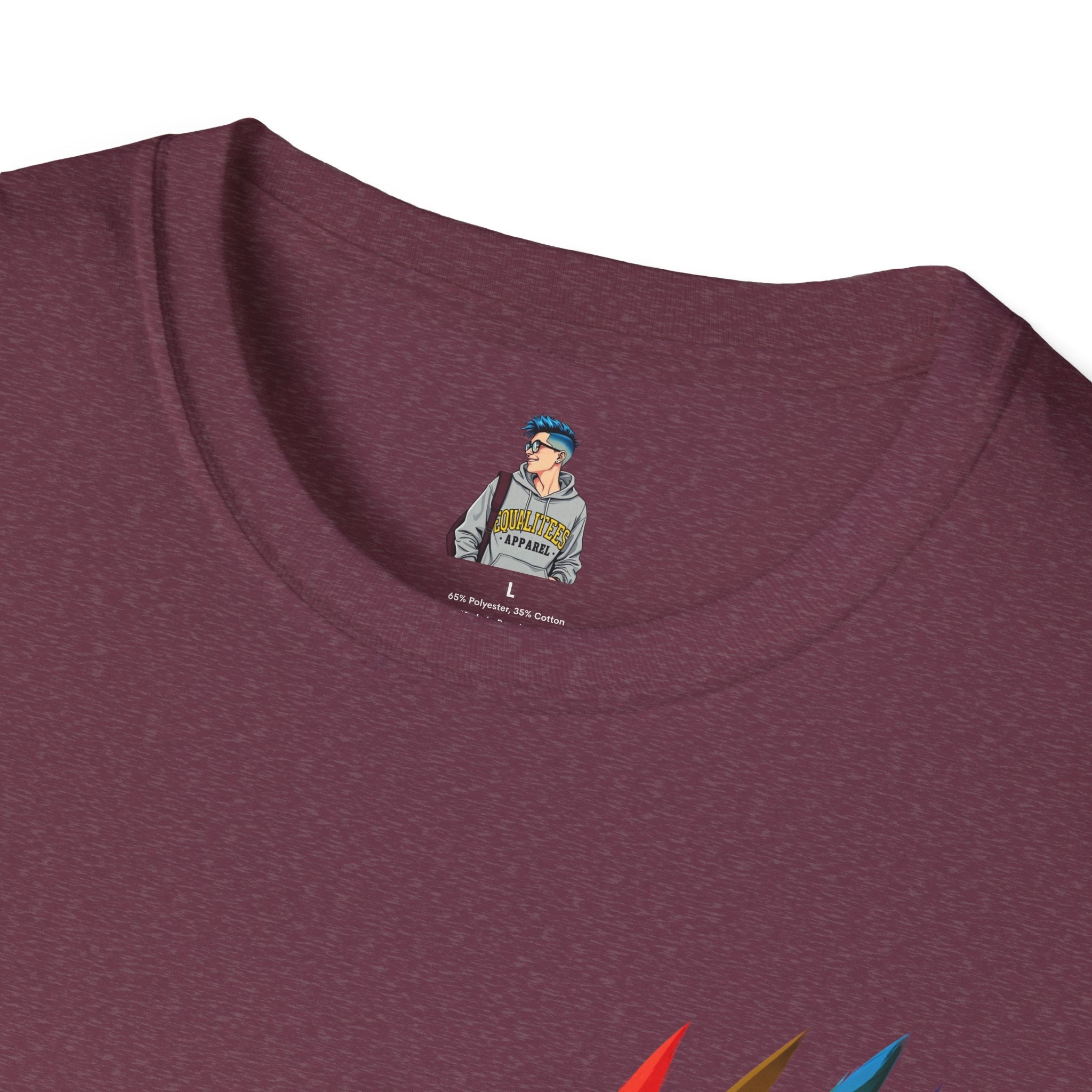 Rainbow Scratch Unisex Softstyle T-Shirt - Casual Comfort for All Occasions