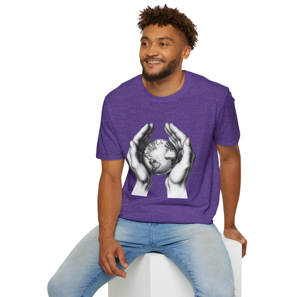 Earth in Your Hands T-Shirt — Protect the Planet Graphic Tee