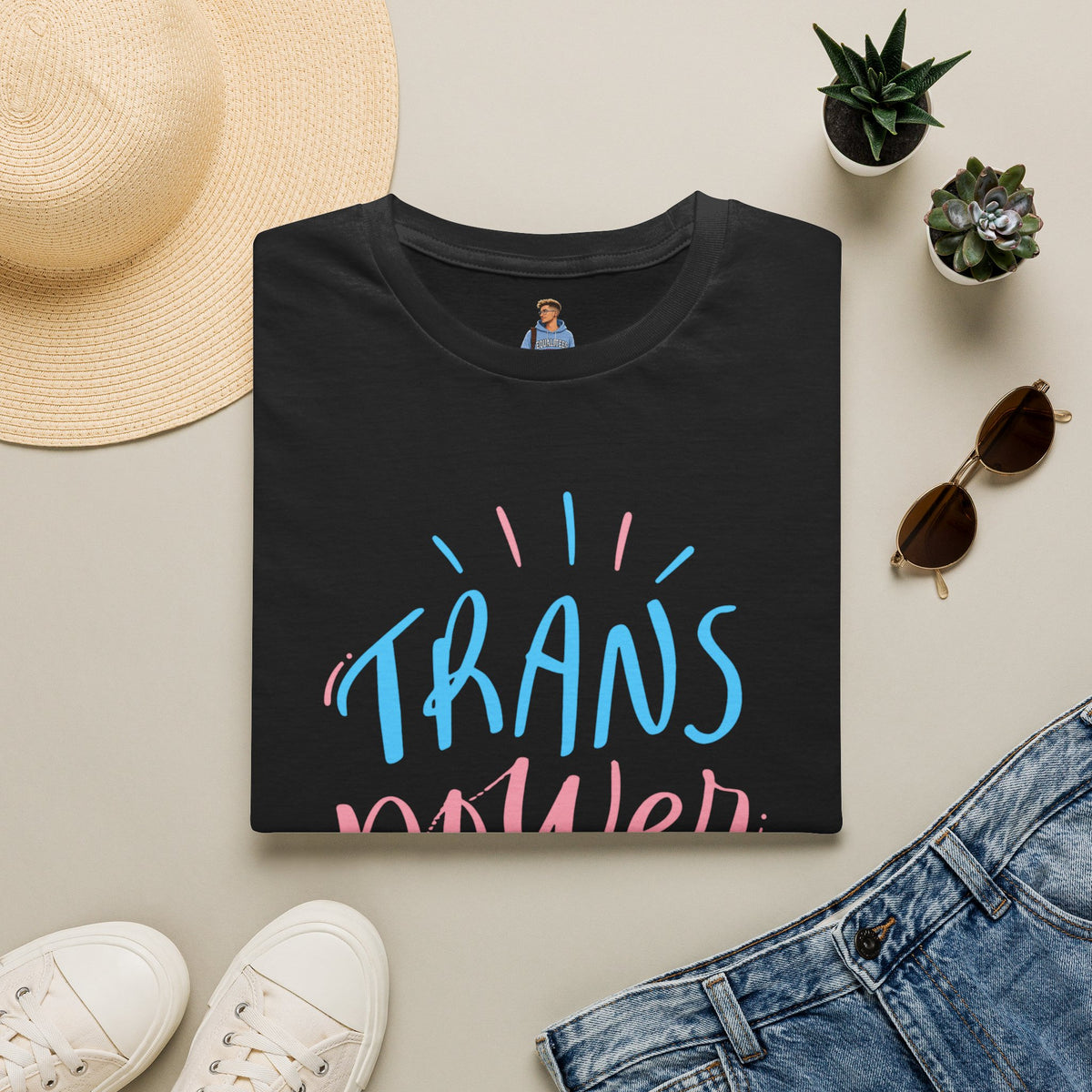 Trans Power Pride Tree Las Vegas T‑ Shirt
