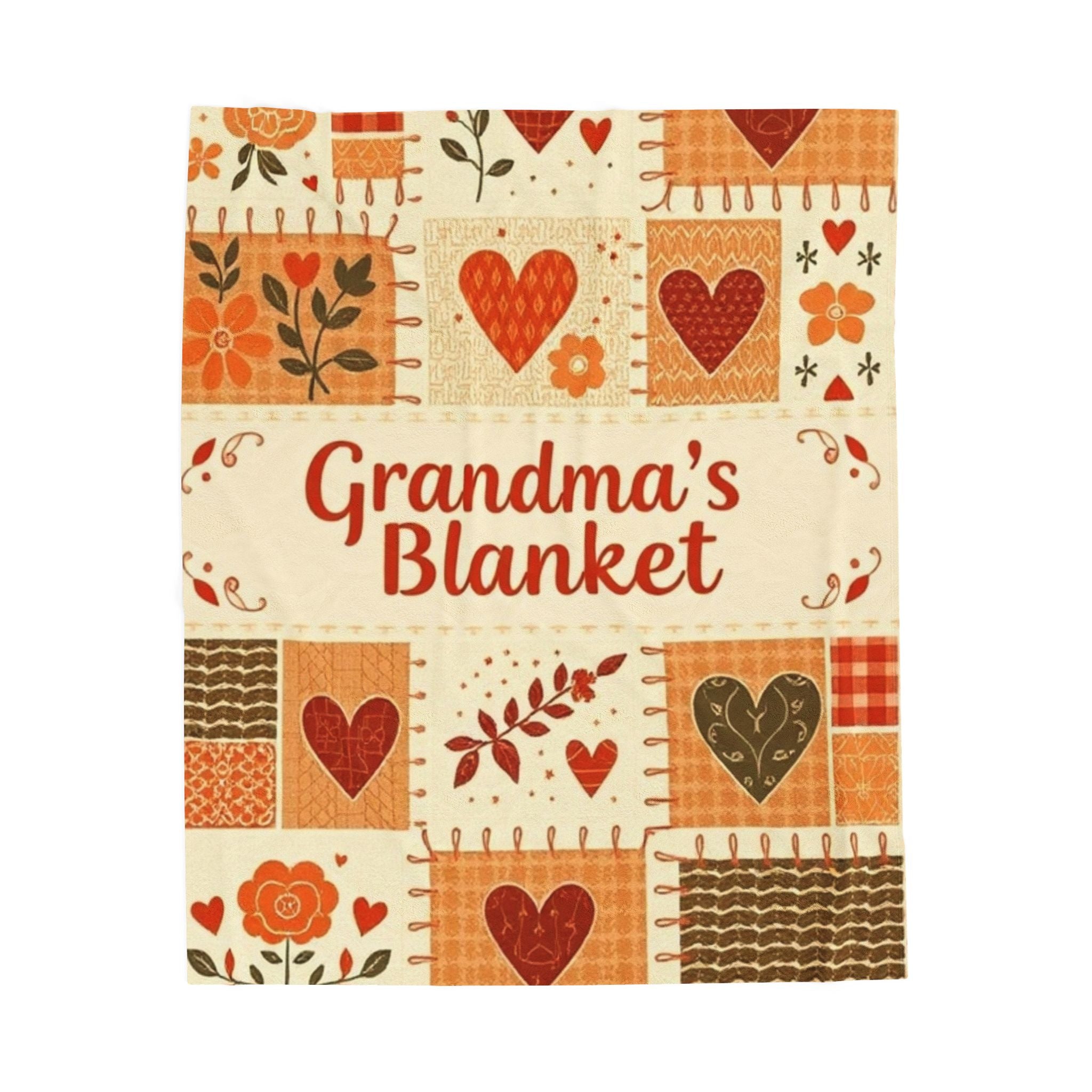 Grandma's Blanket Plush Blanket – For Comfort and Warmth