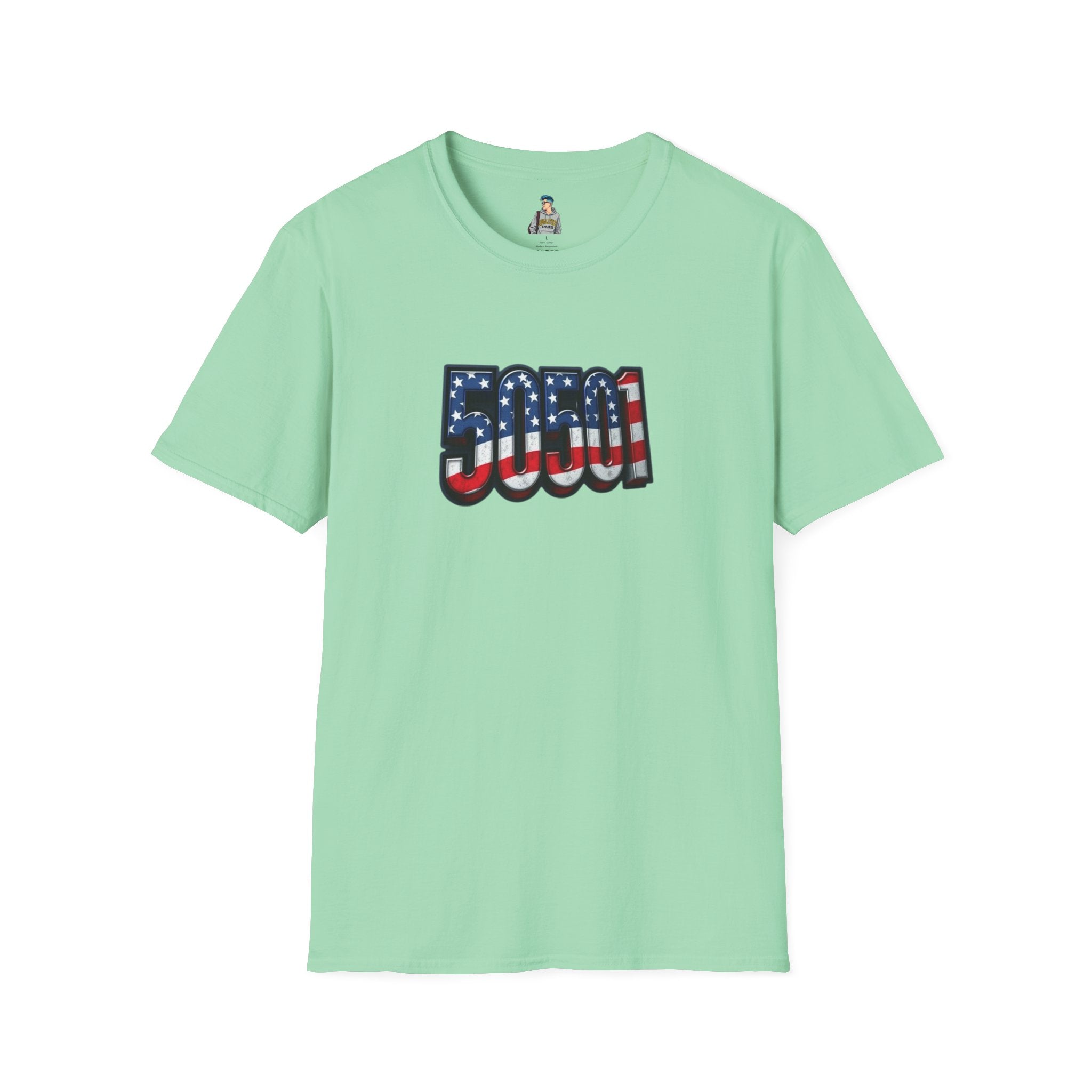 Patriotic Unisex T-Shirt - 50501 We The People Rise - American Flag Design