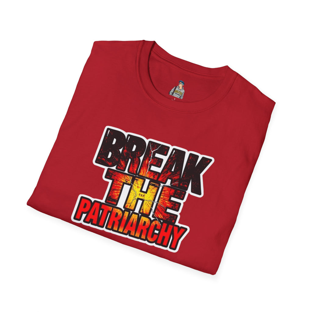 Break the Patriarchy Unisex Softstyle T-Shirt - Empowerment Wear for Social Change