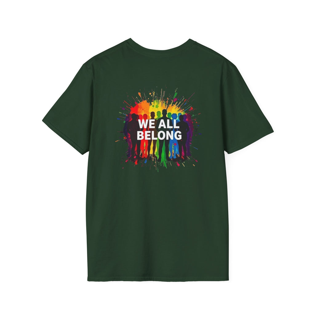 Nothing Makes You An Expert On Skin You Don't Live In' Statement Tee - Inclusive Rainbow Design
