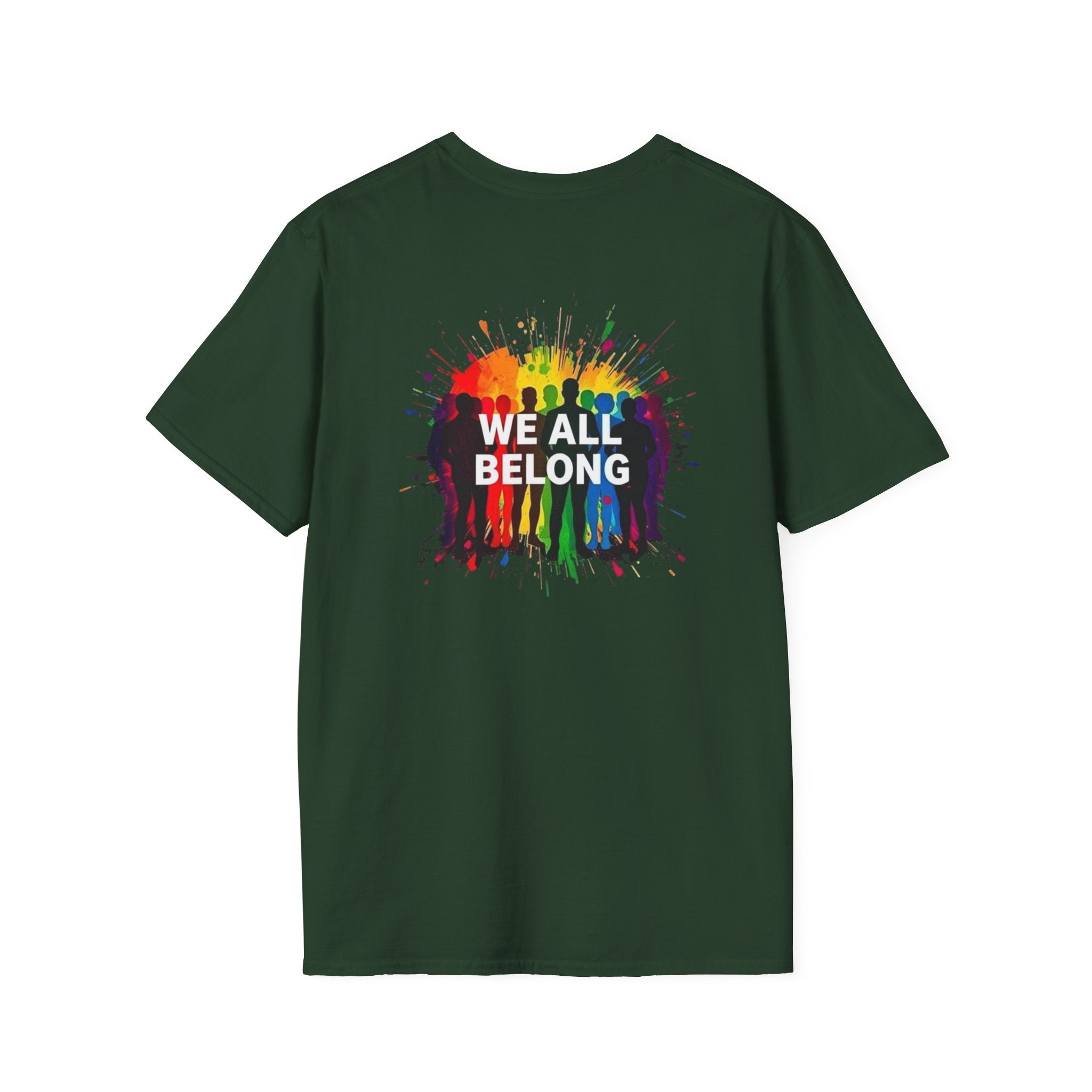 Nothing Makes You An Expert On Skin You Don't Live In' Statement Tee - Inclusive Rainbow Design