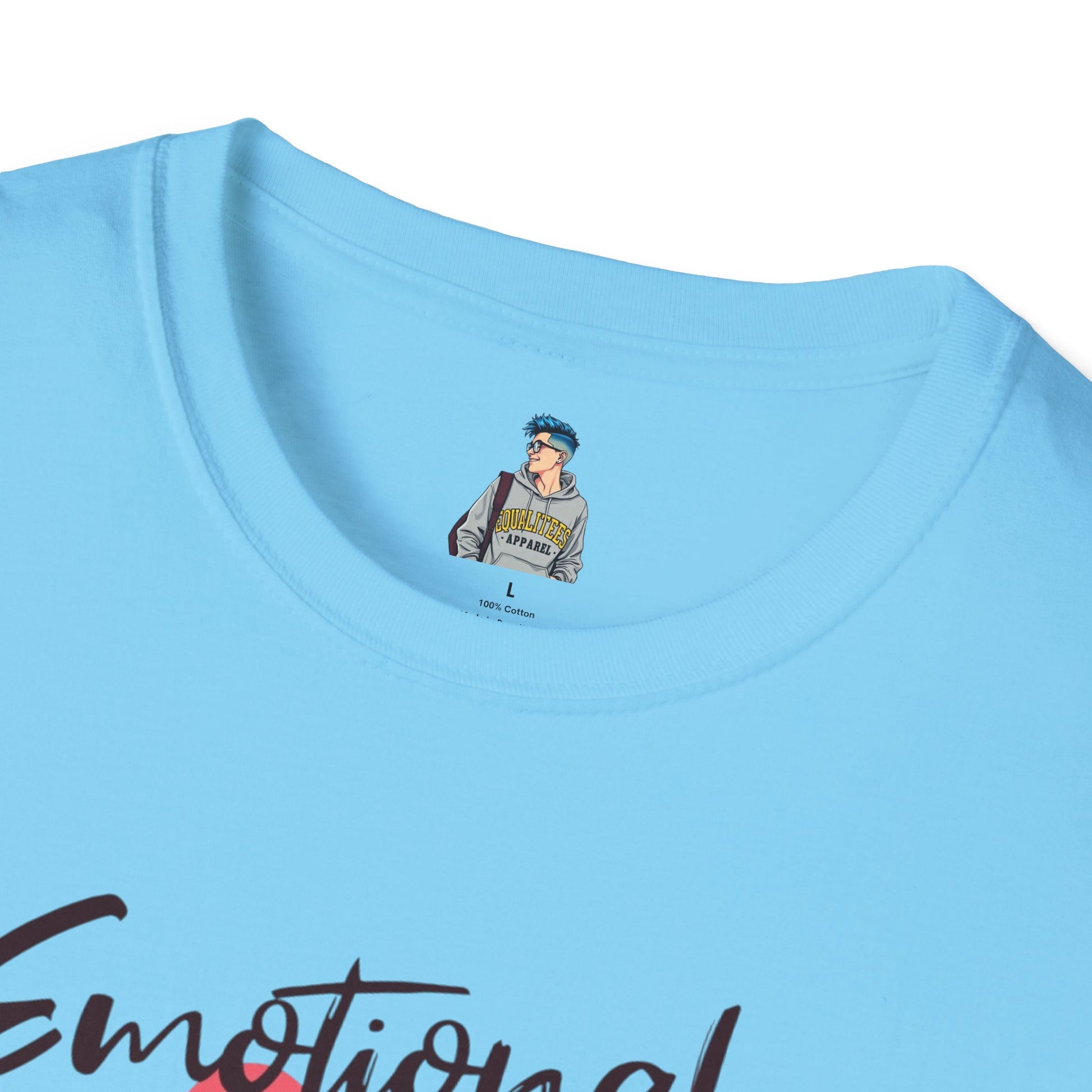 Emotional Support Human Unisex Softstyle T-Shirt