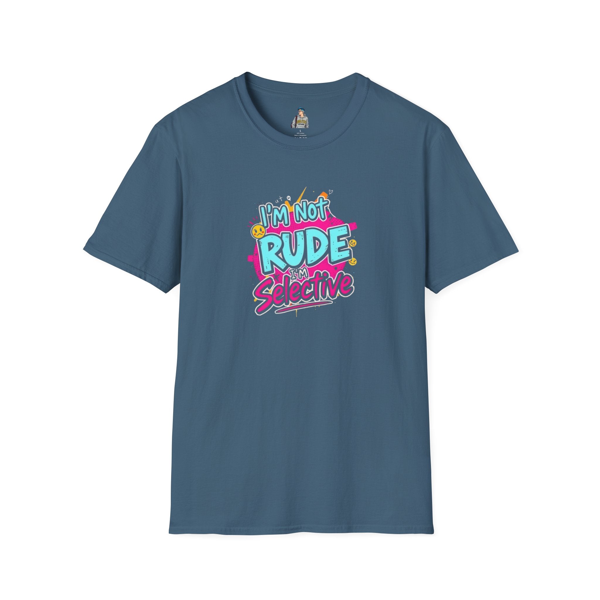 Unisex Softstyle T-Shirt - 'I'm Not Rude, I'm Selective' Fun Graphic Tee