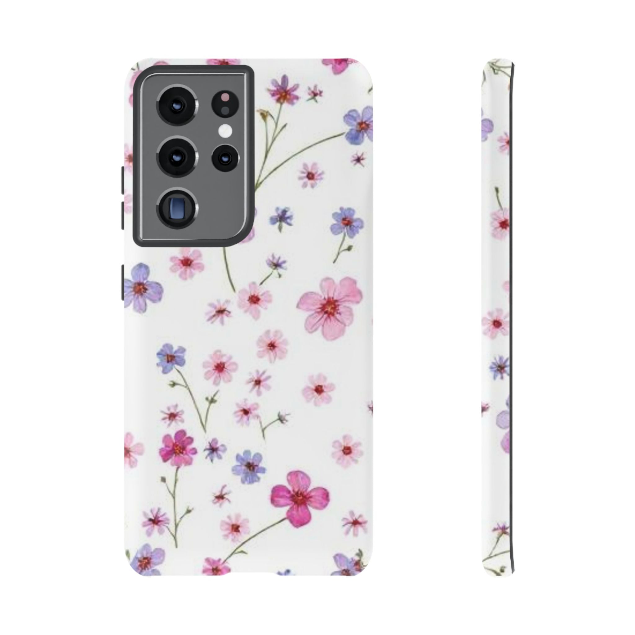 Pink Wildflower Tough Case for Android