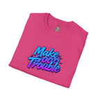 Make Good Trouble Blue Graphic Unisex T-Shirt - Fun & Bold Design for Everyday Wear