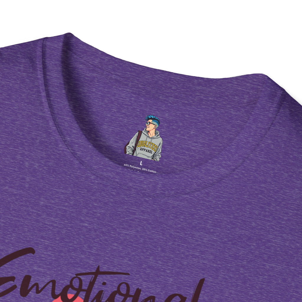 Emotional Support Human Unisex Softstyle T-Shirt