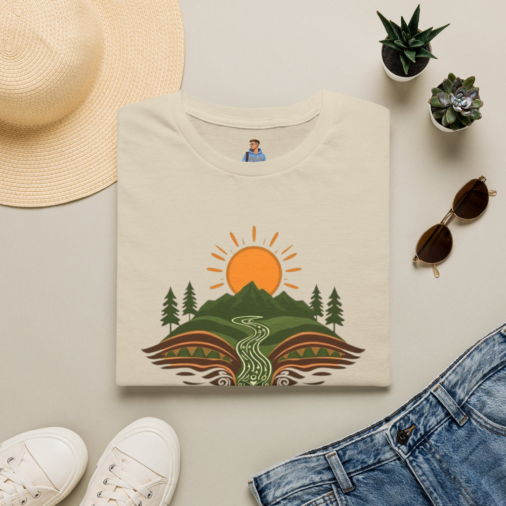 Mountain Scene Unisex Softstyle T-shirt