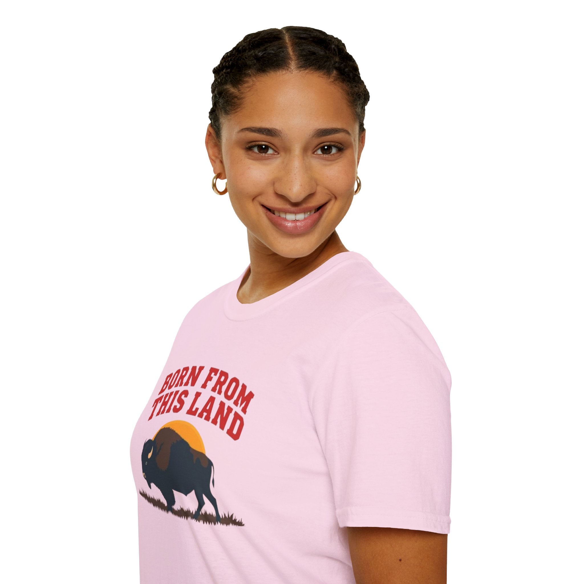 Born From this Land Native and Proud T-Shirt