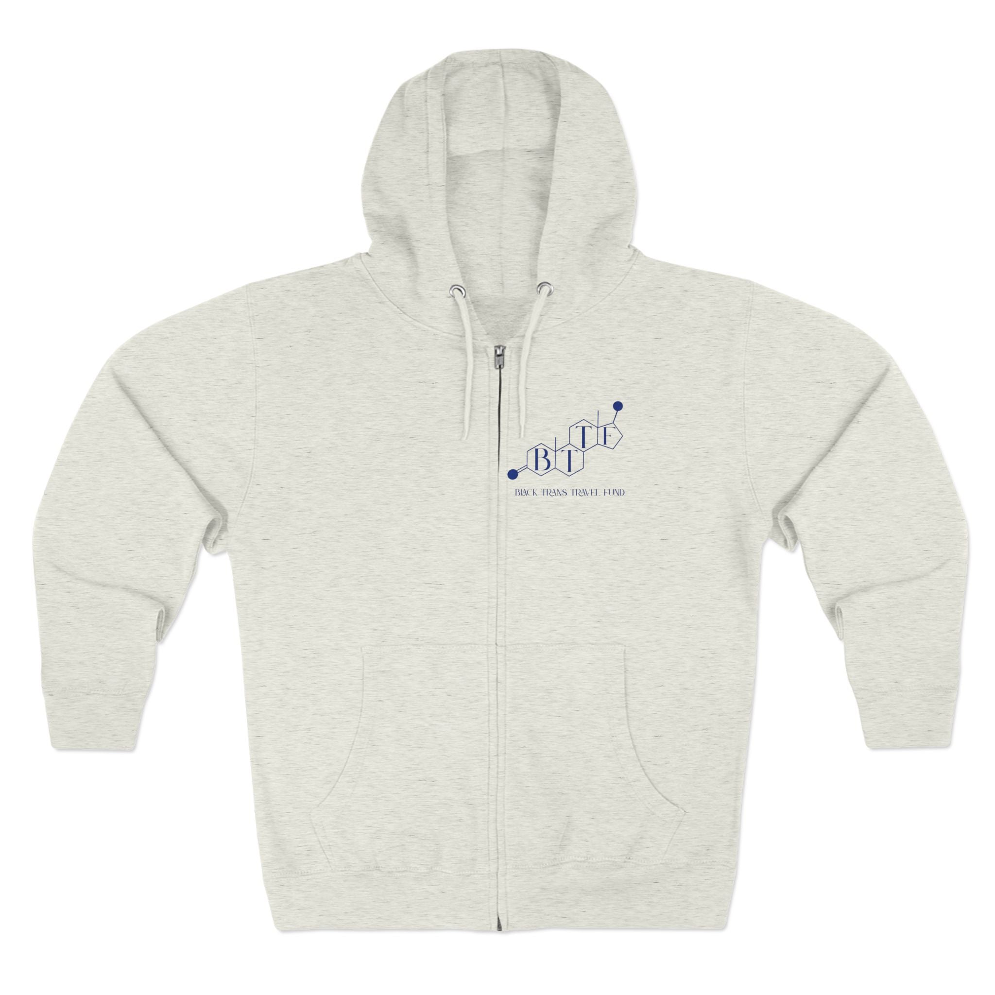 BTTF - Black Trans Travel Fund Unisex Zip-Up Hoodie