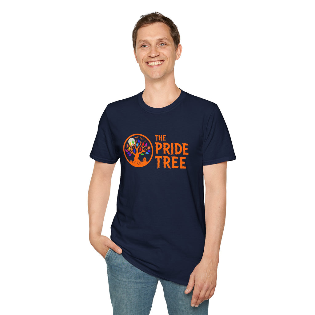 Orange Halloween Logo Pride Tree T-Shirt