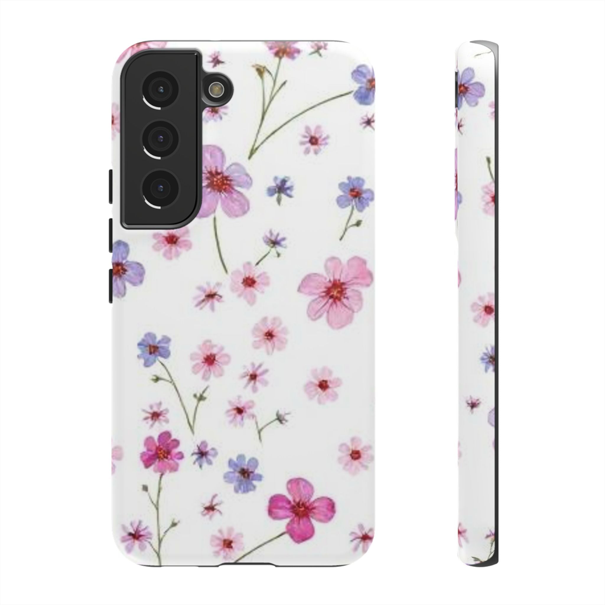 Pink Wildflower Tough Case for Android