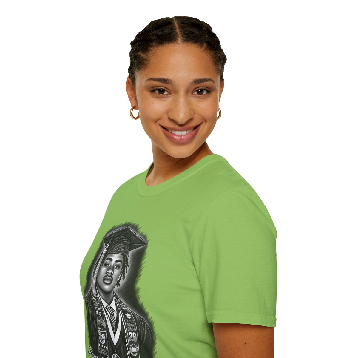 Portrait Front and Back - In Memory of Pierre Damas Bel T-Shirt