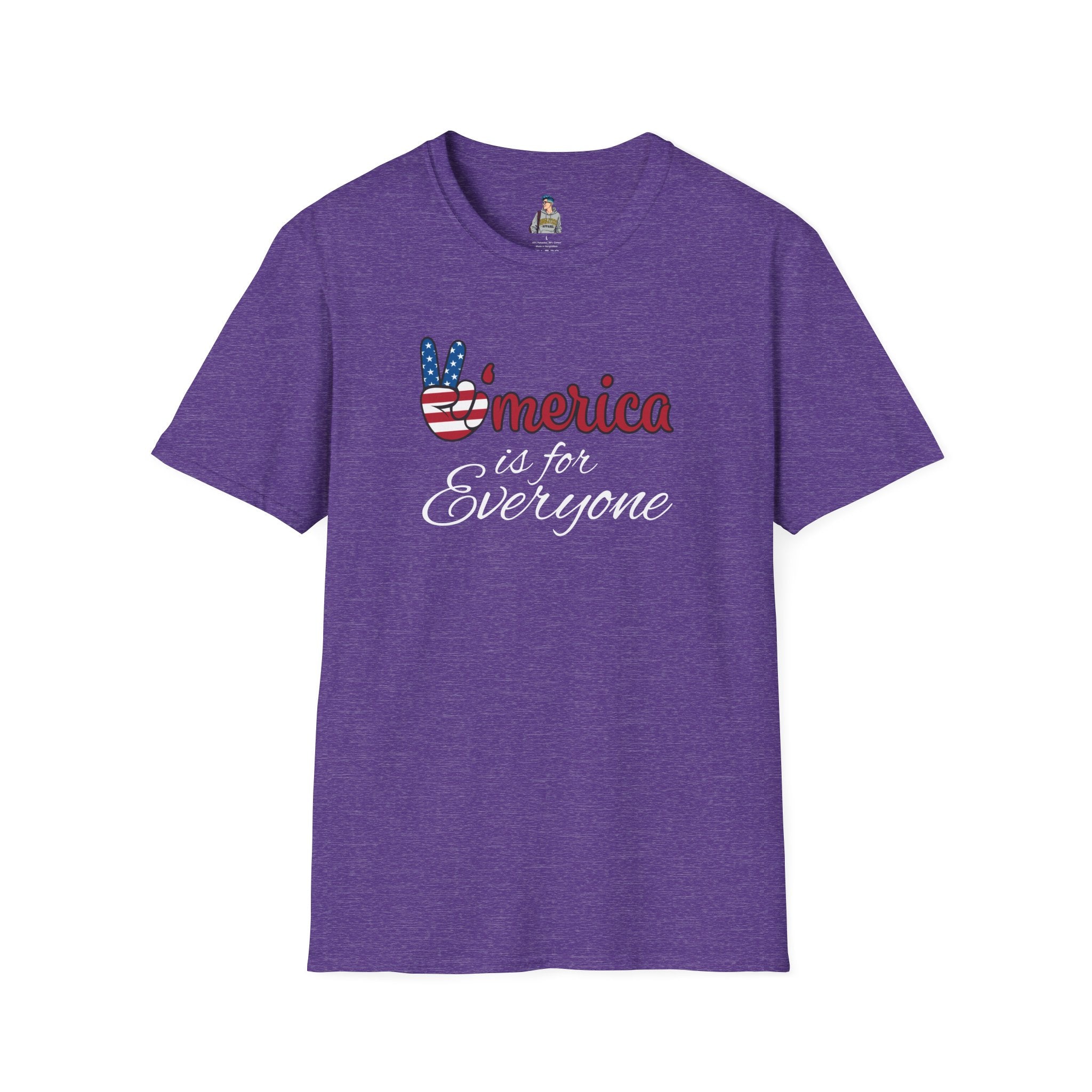 'Merica is for Everyone - Softstyle Unisex T-Shirt