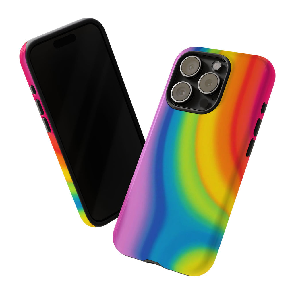 Rainbow Swirl Tough Phone Case for iPhone
