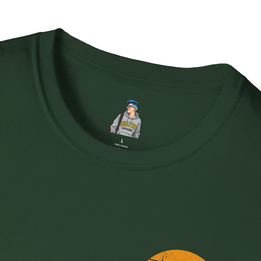 Unisex Softstyle T-Shirt - 'I'd Rather Be Camping' Adventure Tee