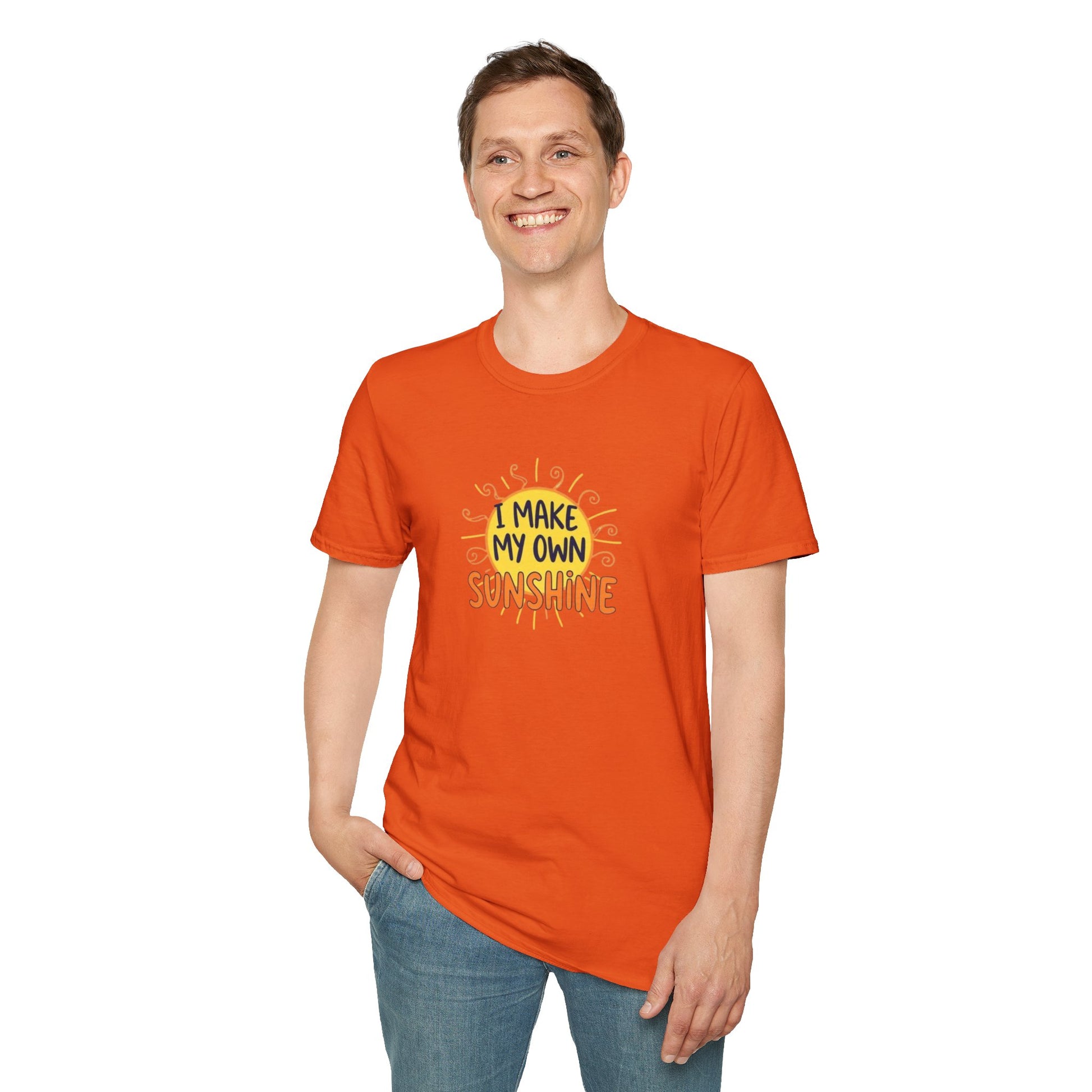 I Make My Own Sunshine Unisex Softstyle T-Shirt - Positive Vibes Apparel