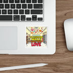 Classroom Walls Burst With Love Die-Cut Sticker