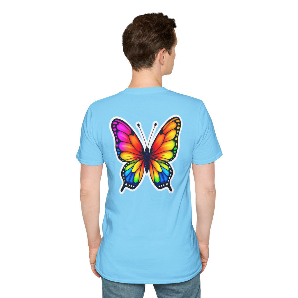 Rainbow Butterfly Cocoon Pride T-Shirt