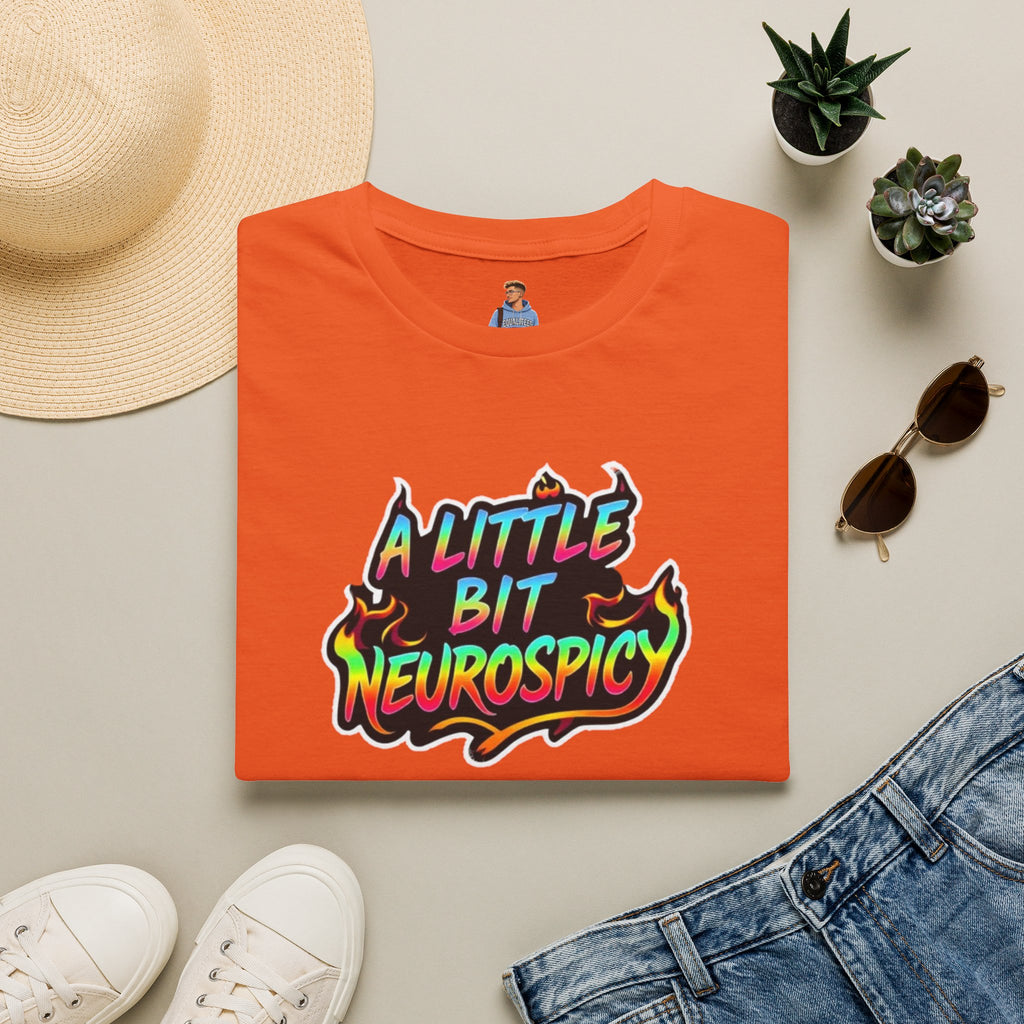 A Little Bit Neurospicy Unisex Softstyle T-Shirt - Fun & Quirky Graphic Tee for Neurodivergent Awareness