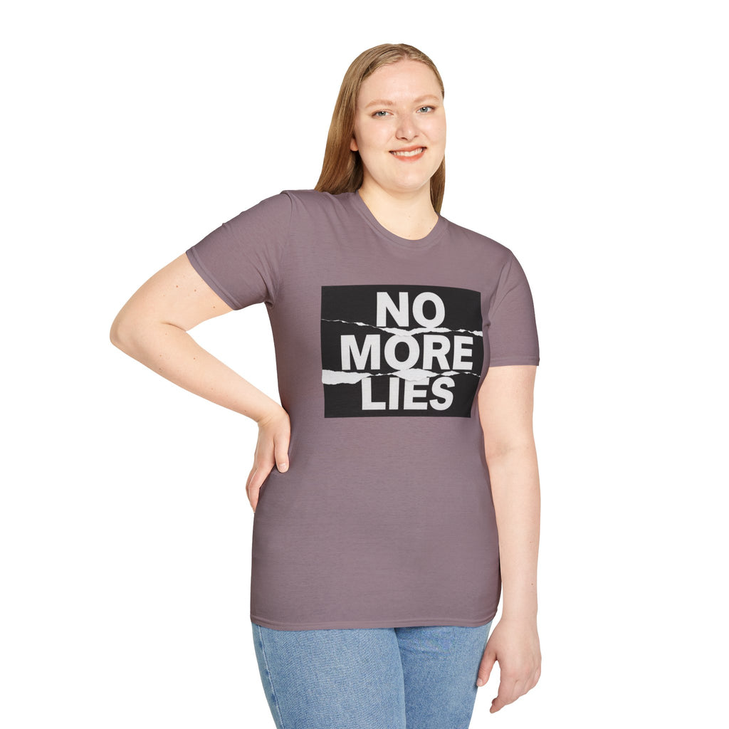 No More Lies T-Shirt — Bold Protest Graphic Tee