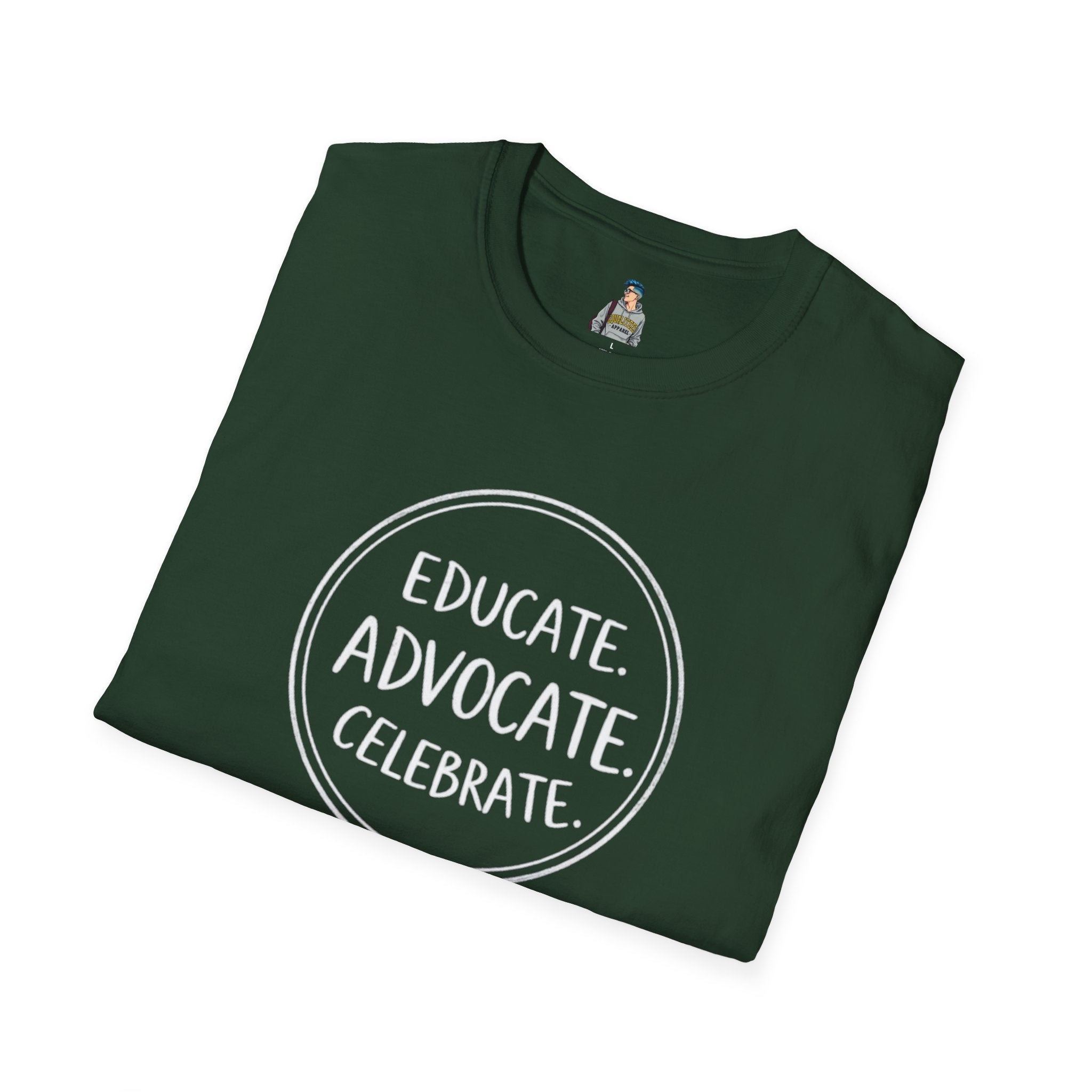 Unisex Incognito Pride T-Shirt - Educate. Advocate. Celebrate.