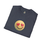 Heart Eyes Emoji - Unisex Softstyle T-Shirt