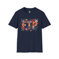 Floral 'FTP' Graphic T-Shirt