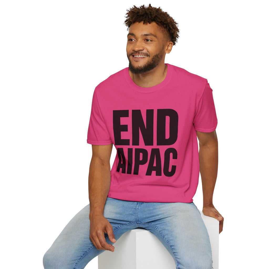 END AIPAC Bold Protest T-Shirt