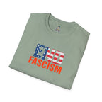 End Fascism Unisex Softstyle T-Shirt | Bold Patriotic Statement Tee