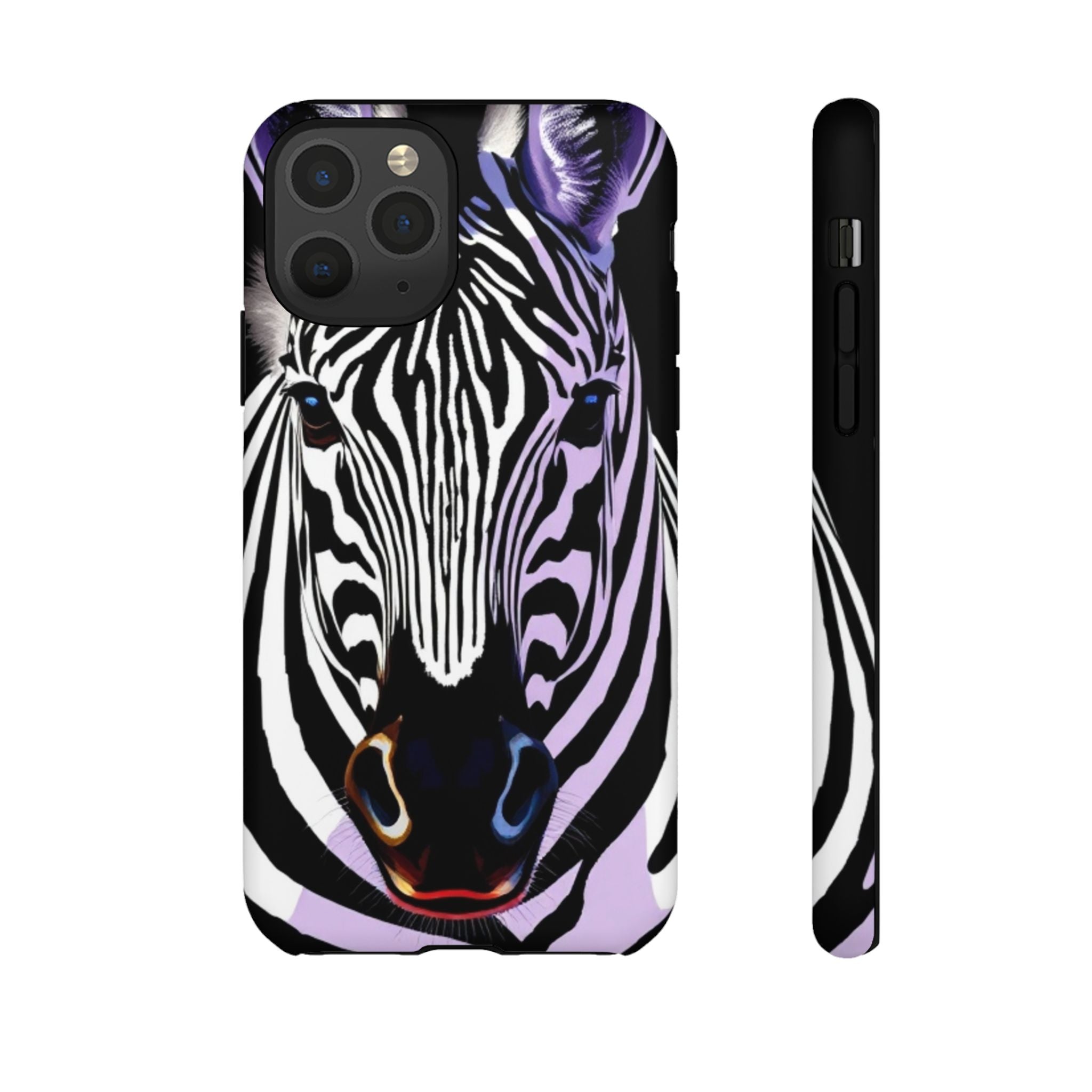 Android OR iPhone Compatible Cases - Zebra Design - Unique Tough Cases