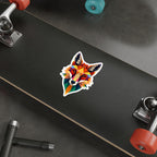 Fractal Fox Die-Cut Sticker