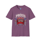 Star Spangled Awesome Graphic Tee ("Proud to Be Delusional Bootlicking Nazi Trash")