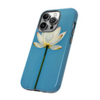 Open White Peace Lily Design Tough Case For Android & iPhone