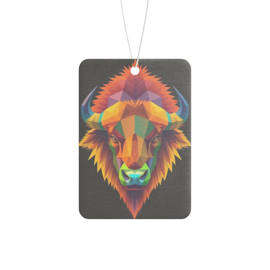 Fractal Bison Design - Car Air Freshener - Eclectic and Aromatic