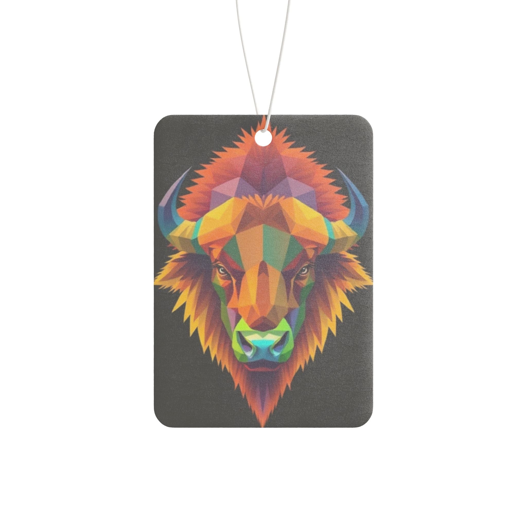 Fractal Bison Design - Car Air Freshener - Eclectic and Aromatic