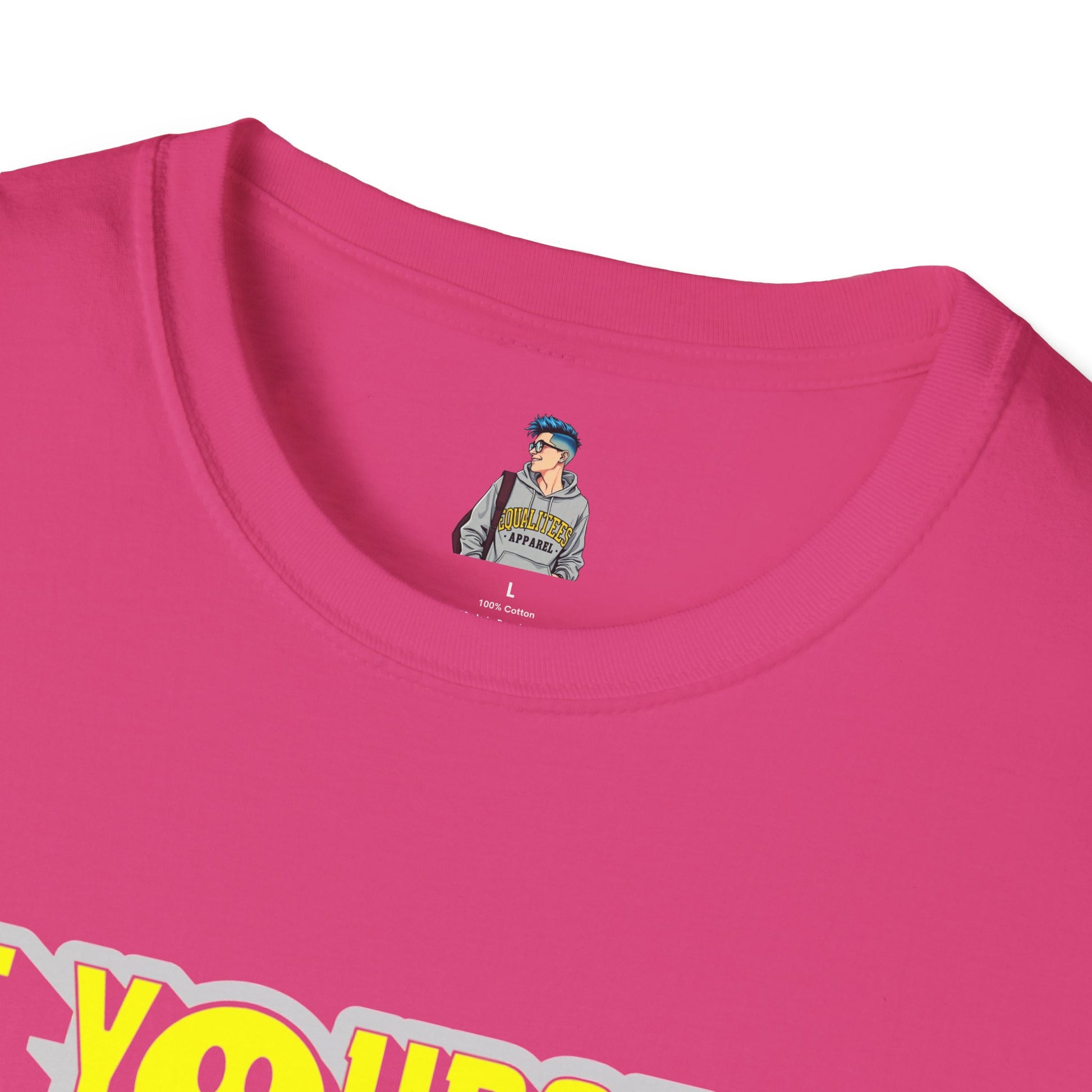 Be Yourself Smiley Unisex Softstyle T-Shirt