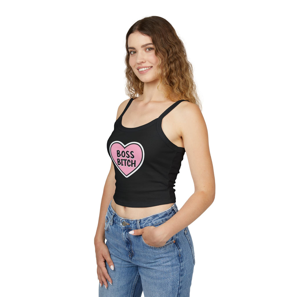 Boss Bitch Women's Spaghetti Strap Tank Top - Confident & Stylish Summer Wear