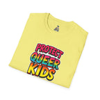 Protect Queer Kids Unisex Softstyle T-Shirt | Inclusive & Comfortable Tee