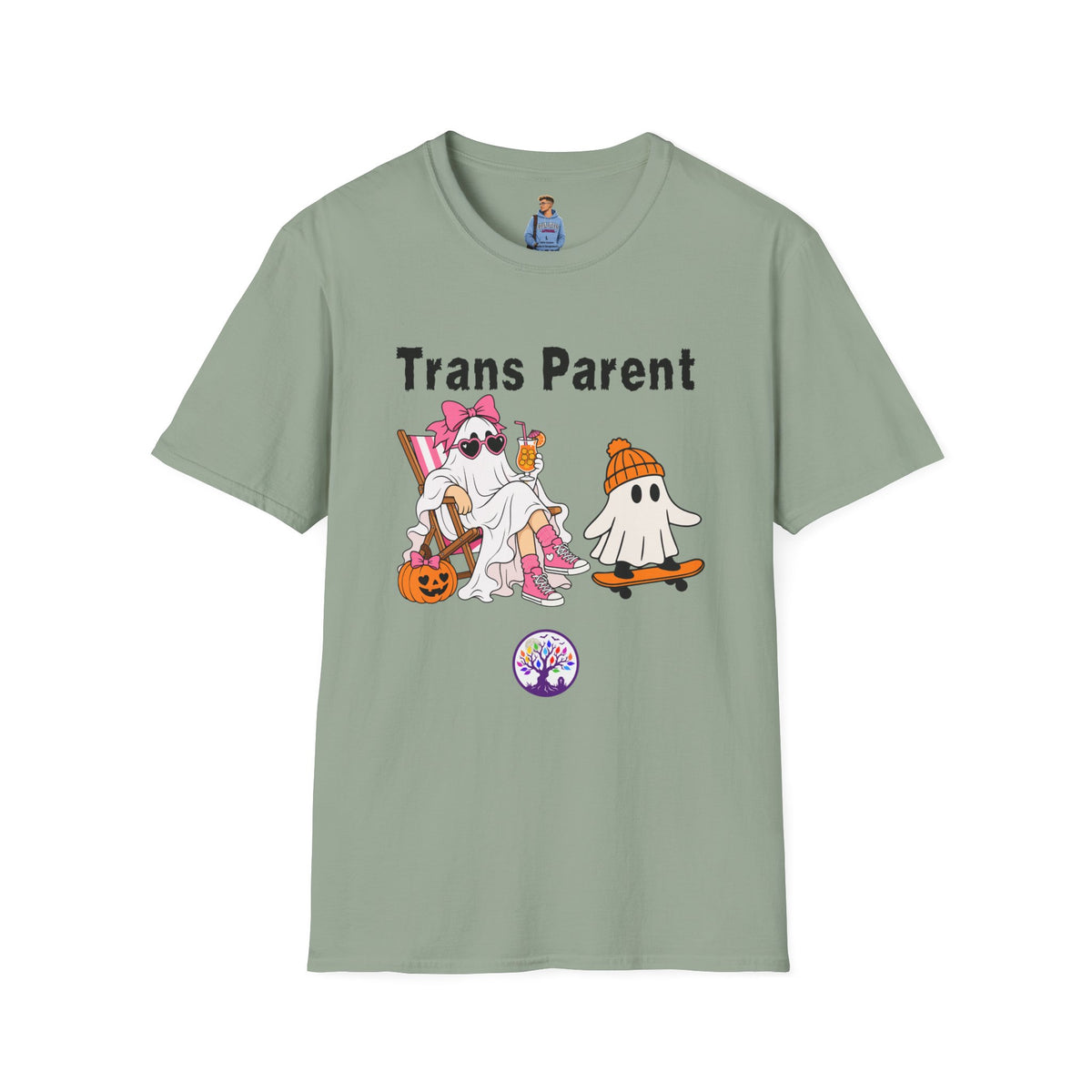 Trans Parent 3 Halloween Pride Tree Las Vegas T-Shirt